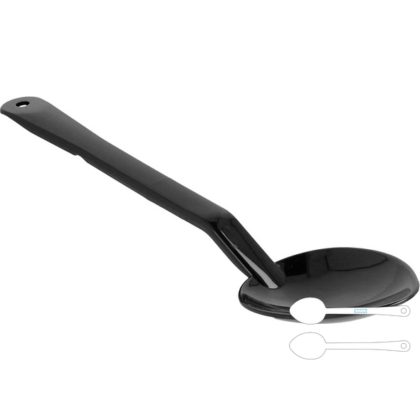 Löffelservice Schwarz Polykarbonat